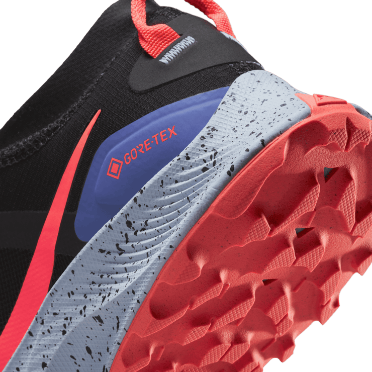Nike Pegasus Trail 3 Gore-Tex Black Lapis Bright Mango (W) Angle 5