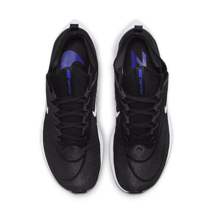 Nike Zoom Fly 4 Black White Angle 1