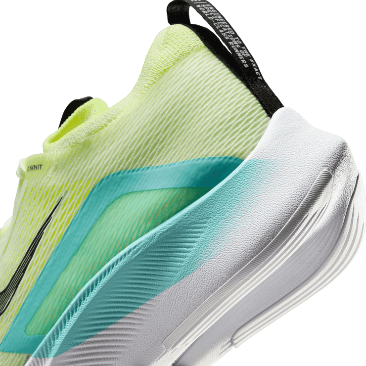 Nike Zoom Fly 4 Barely Volt Dynamic Turquoise (W) Angle 5
