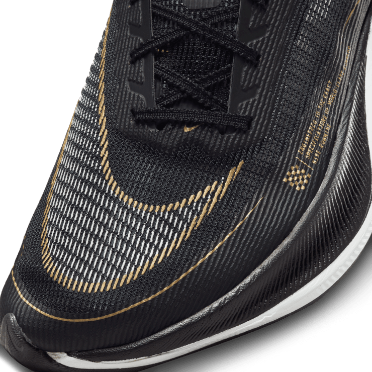 Nike ZoomX Vaporfly Next% 2 Black Metallic Gold Coin Angle 4