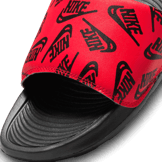 Nike Victori One Slide Red Logo Print Angle 2