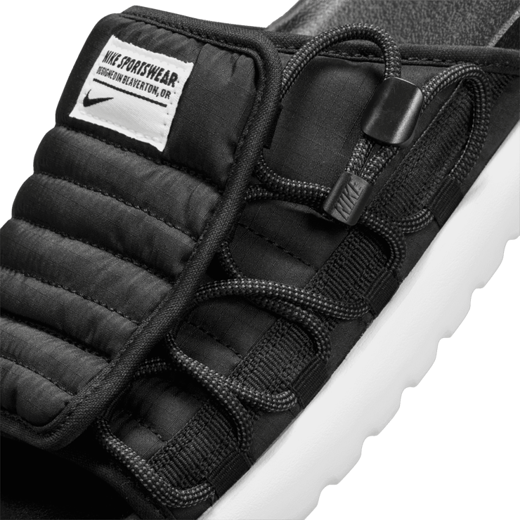 Nike Asuna 2 Slide Black White Angle 3