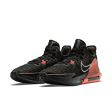 Nike LeBron Witness 6 Black Crimson Pulse Angle 2