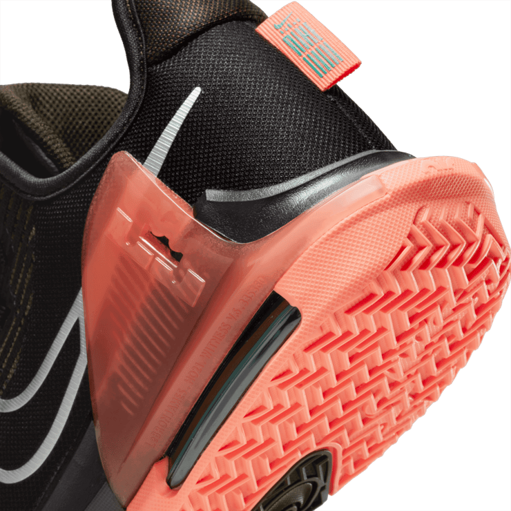 Nike LeBron Witness 6 Black Crimson Pulse Angle 5