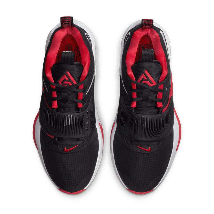 Nike Zoom Freak 3 Black Red Angle 1