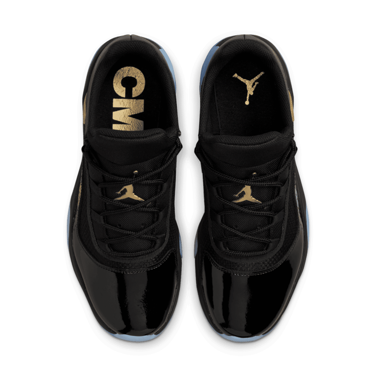 Jordan 11 CMFT Low Black Gold Angle 1