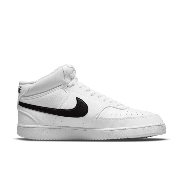 Nike Court Vision Mid Next Nature White Black Angle 1