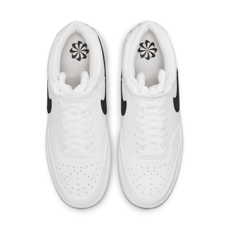 Nike Court Vision Mid Next Nature White Black Angle 2