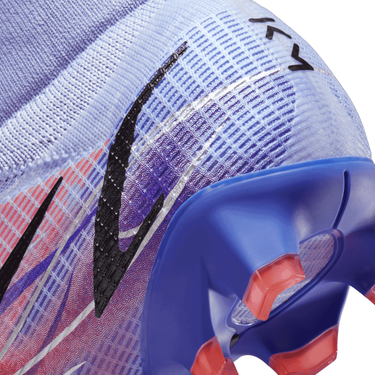 Nike Mercurial Superfly 8 FG Kylian Mbappe Flames (Purple Sole) Angle 6