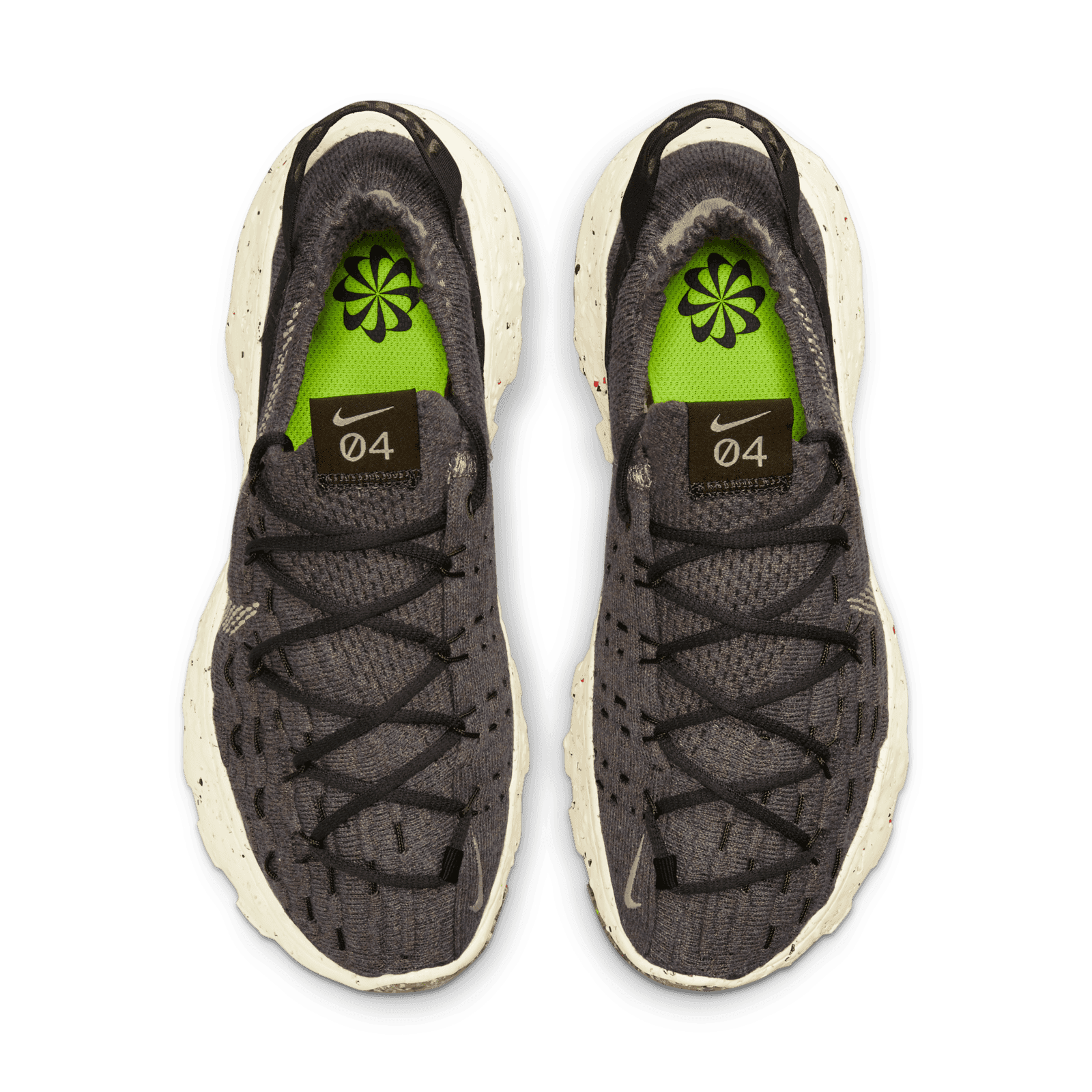 brown nike space hippie