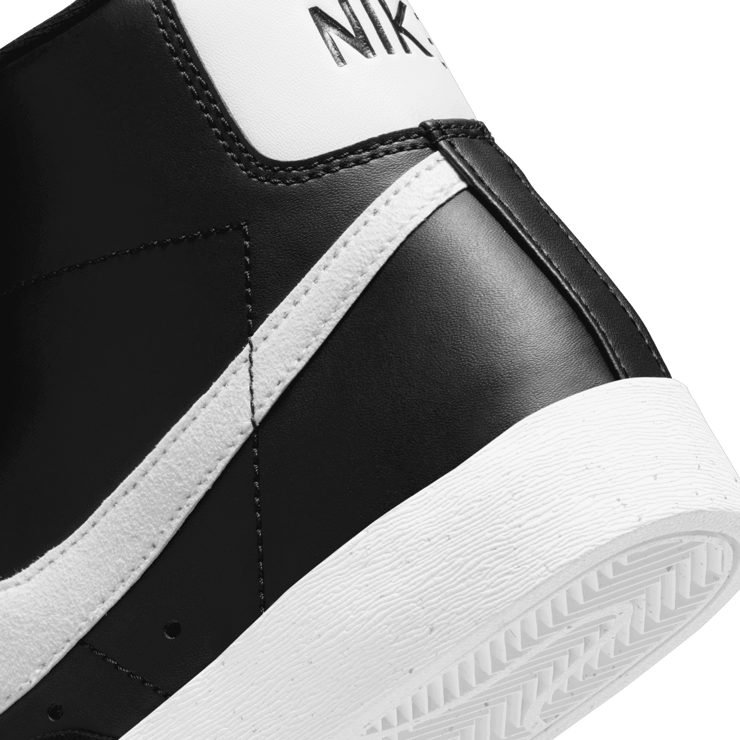 Nike Blazer Mid 77 Next Nature Black White (W) Angle 5