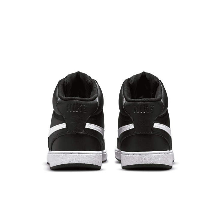 Nike Court Vision Mid Next Nature Black White Angle 5