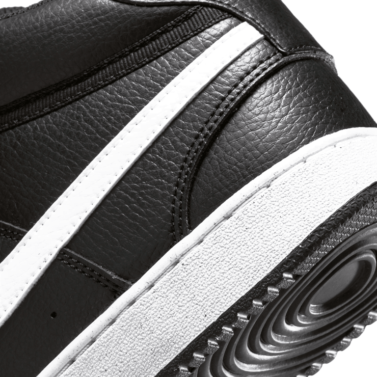 Nike Court Vision Mid Next Nature Black White Angle 7