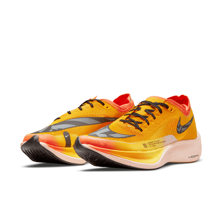 Nike ZoomX Vaporfly Next% 2 University Gold Angle 2