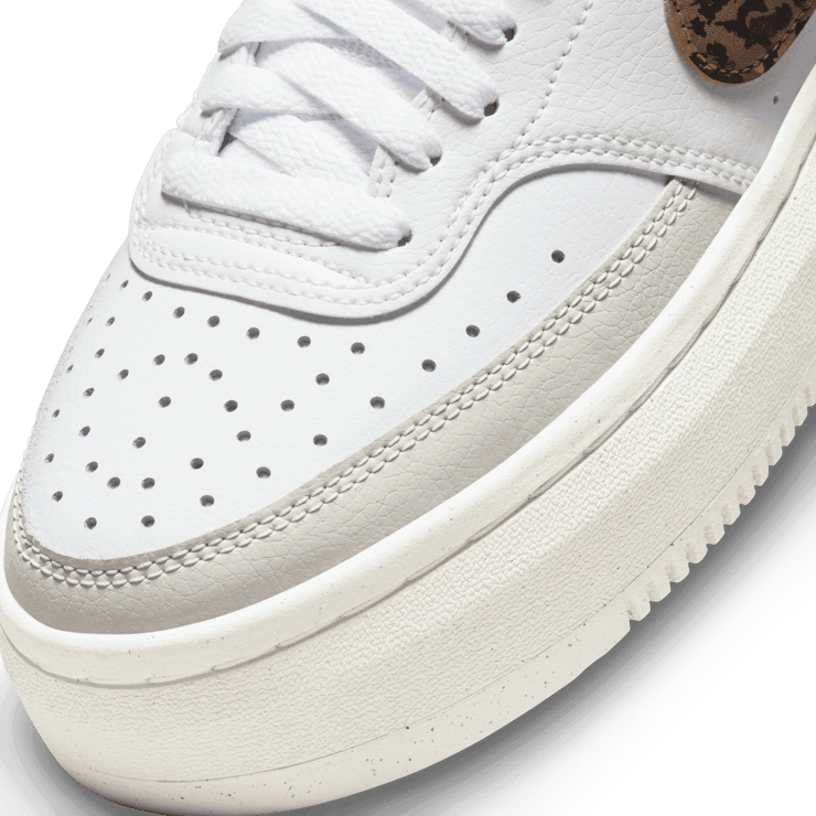 Nike Court Vision Alta Low White Light Bone Sail Archaeo Brown (W) Angle 4