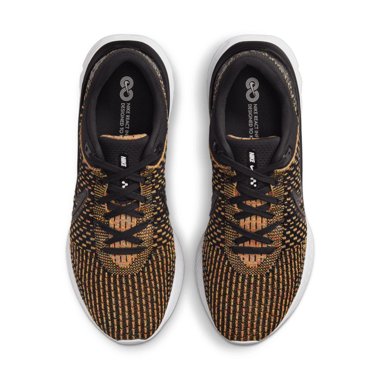 Nike React Infinity Run Flyknit 3 Black Blue Glow Pink Prime Angle 1