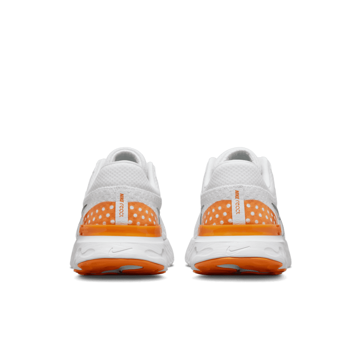 Nike React Infinity Run Flyknit 3 White Grey Kumquat Angle 3