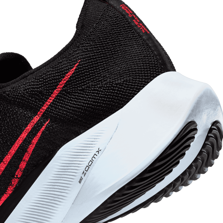 Nike Air Zoom Tempo Next% Flyknit Black Flash Crimson White Angle 5