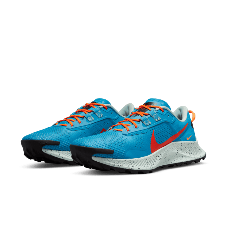 Nike Pegasus Trail 3 Laser Blue Habanero Red Angle 2