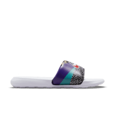 Nike Victori One Printed Slide White Animal Print (W) Angle 1