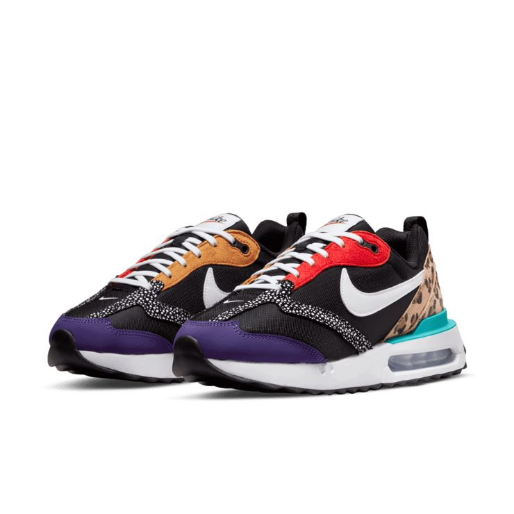 Nike Air Max Dawn SE Black Safari Animal (W) Angle 2