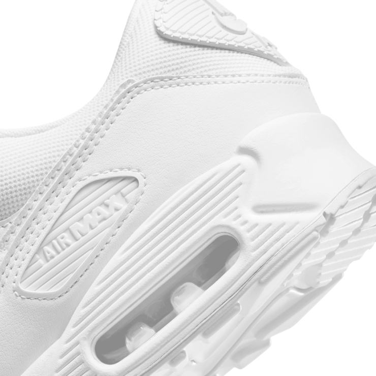 Nike Air Max 90 Triple White (2022) (W) Angle 5