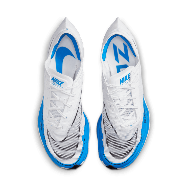 Nike ZoomX Vaporfly Next% 2 White Photo Blue Angle 1