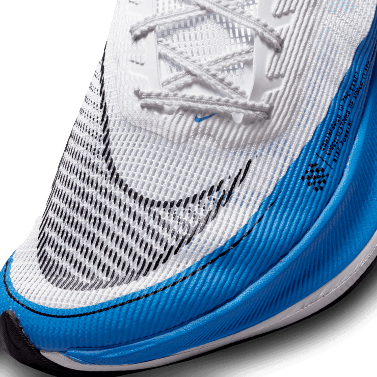 Nike ZoomX Vaporfly Next% 2 White Photo Blue Angle 4