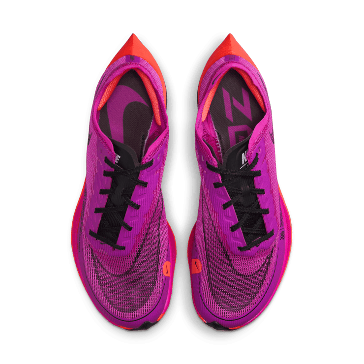 Nike ZoomX Vaporfly Next% 2 Hyper Violet Flash Crimson Angle 1
