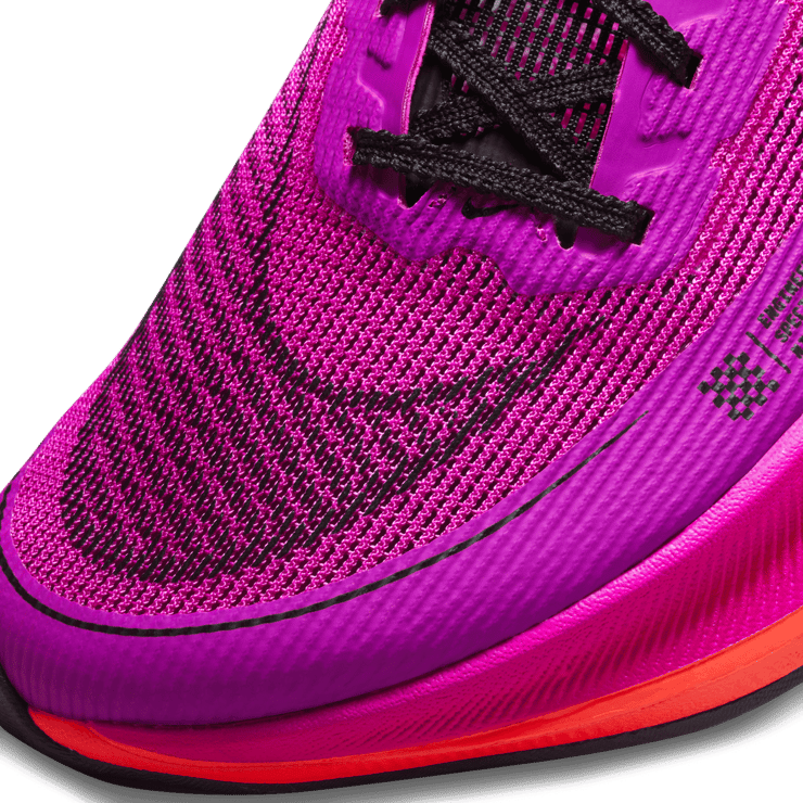 Nike ZoomX Vaporfly Next% 2 Hyper Violet Flash Crimson Angle 4
