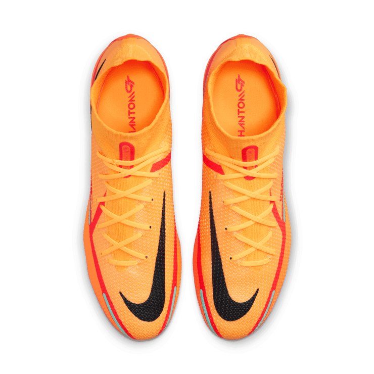 Nike Phantom GT2 Dynamic Fit Elite FG Laser Orange Total Orange Bright Crimson Black Angle 1