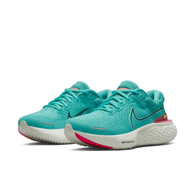 Nike ZoomX Invincible Run Flyknit 2 Washed Teal (W) Angle 2