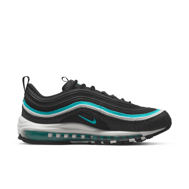 Nike Air Max 97 Black Sport Turquoise Angle 1