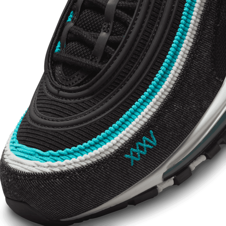 Nike Air Max 97 Black Sport Turquoise Angle 5