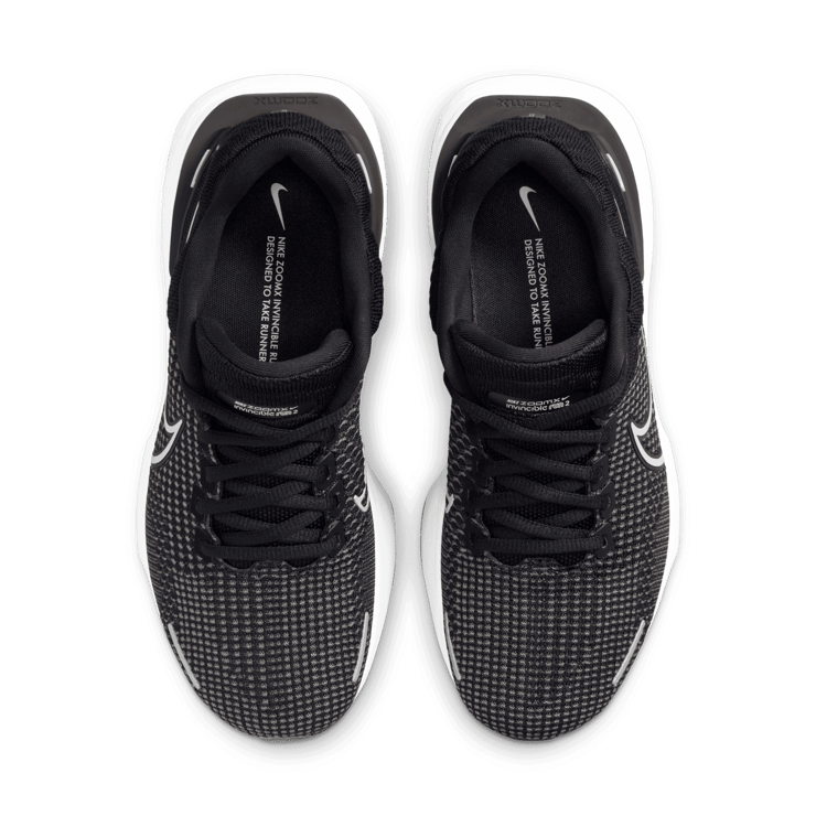 Nike ZoomX Invincible Run Flyknit Black White (W) Angle 1