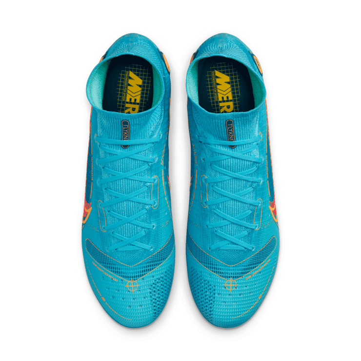 Nike Mercurial Superfly 8 FG Blueprint Pack Chlorine Blue Angle 1