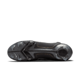 Nike Mercurial Superfly 8 FG Black Metallic Silver Gold Angle 0
