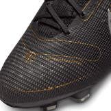 Nike Mercurial Superfly 8 FG Black Metallic Silver Gold Angle 5