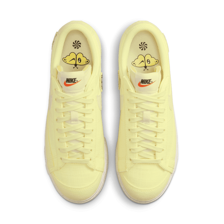 Nike Blazer Low Platform SE Next Nature Air Sprung Citron Tint Angle 1