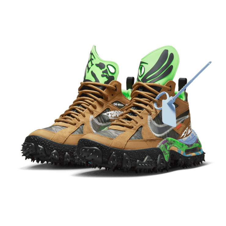 Nike Air Terra Forma Off-White Brown Angle 2