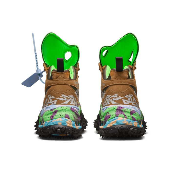 Nike Air Terra Forma Off-White Brown Angle 3