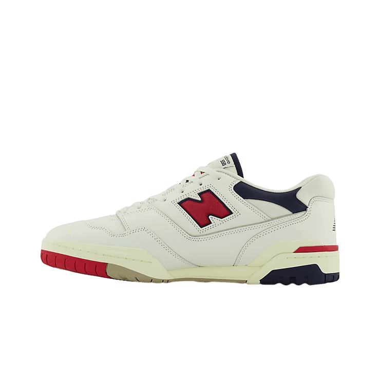 New Balance 550 Aime Leon Dore White Navy Red Angle 0