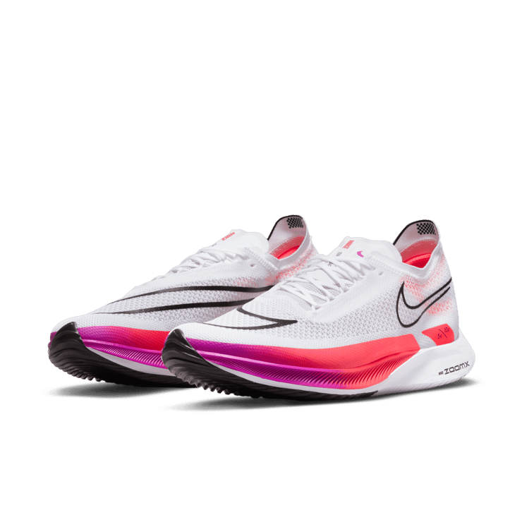 Nike ZoomX StreakFly White Flash Crimson Hyper Violet Angle 2