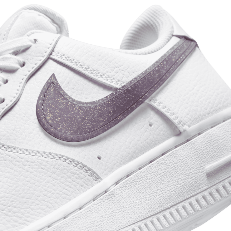 Nike Air Force 1 Low Glitter Swoosh Purple (W) Angle 7