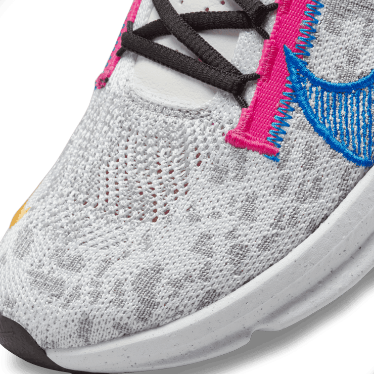 Nike SuperRep Go 3 Flyknit Light Smoke Grey Photo Blue Pink Angle 4