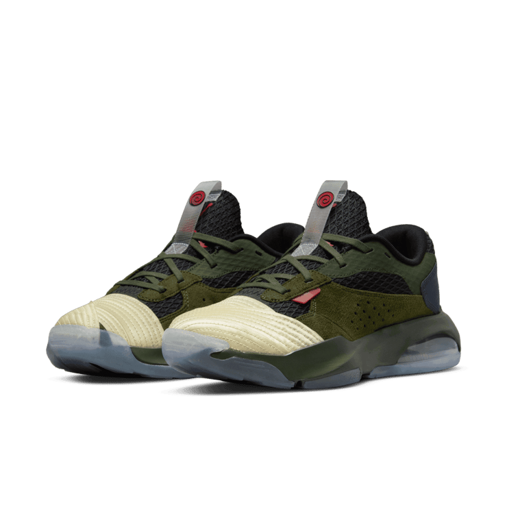 Jordan Air 200E SP Naruto Carbon Green Angle 2