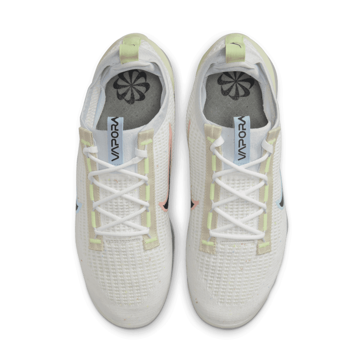 Nike Air VaporMax 2021 FK Mismatched Swoosh White Angle 1