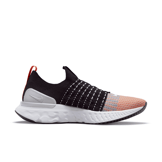Nike React Phantom Run Flyknit 2 Black Team Orange Angle 1
