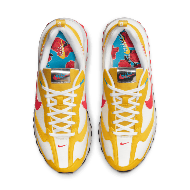Nike Air Max Dawn Vivid Sulfur Siren Red Angle 1