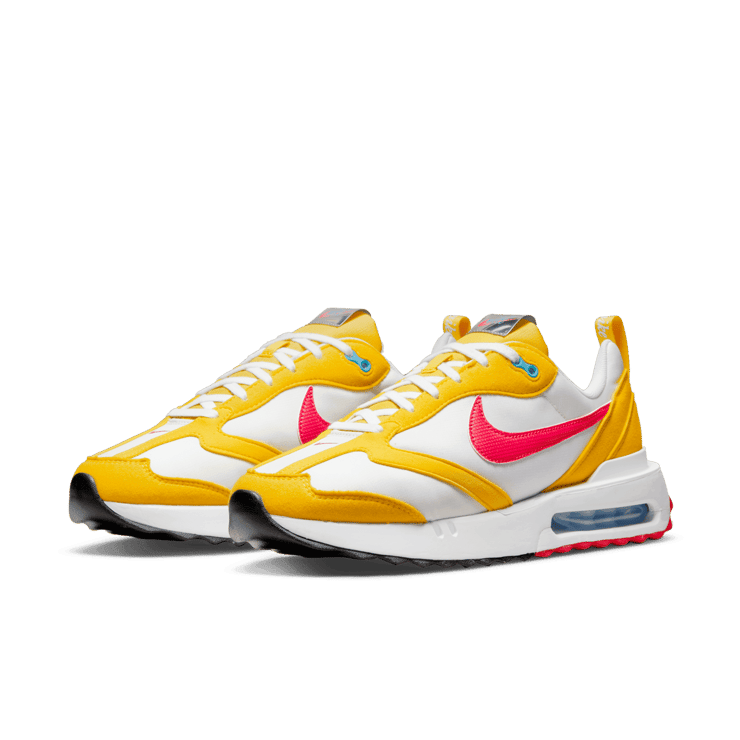 Nike Air Max Dawn Vivid Sulfur Siren Red Angle 2